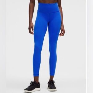 Lululemon High-Rise Wundertrain Workout Leggings - Cerulean Blue 28”